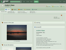 Tablet Screenshot of modern-hippy.deviantart.com