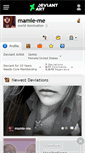 Mobile Screenshot of mamie-me.deviantart.com
