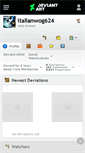 Mobile Screenshot of italianwog624.deviantart.com