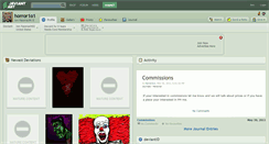 Desktop Screenshot of horror1o1.deviantart.com