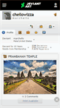 Mobile Screenshot of chellowizza.deviantart.com