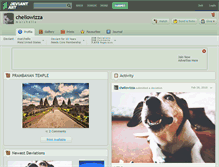Tablet Screenshot of chellowizza.deviantart.com