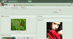 Desktop Screenshot of pereg.deviantart.com