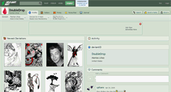 Desktop Screenshot of doubledrop.deviantart.com