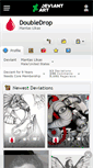 Mobile Screenshot of doubledrop.deviantart.com