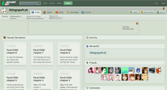Desktop Screenshot of littlegrapefruit.deviantart.com