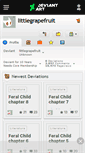 Mobile Screenshot of littlegrapefruit.deviantart.com