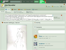 Tablet Screenshot of alex-skywalker.deviantart.com