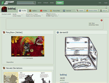 Tablet Screenshot of bokhaj.deviantart.com