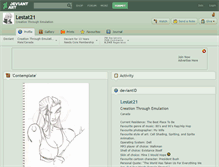 Tablet Screenshot of lestat21.deviantart.com