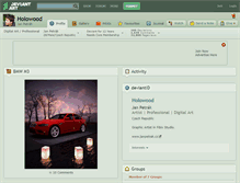 Tablet Screenshot of holowood.deviantart.com