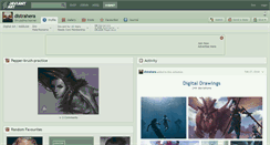Desktop Screenshot of distrahera.deviantart.com