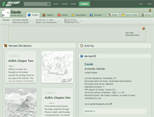 Tablet Screenshot of eaode.deviantart.com