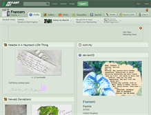 Tablet Screenshot of franners.deviantart.com