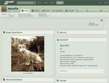 Tablet Screenshot of marcoplo.deviantart.com
