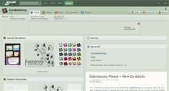 Desktop Screenshot of condomarmy.deviantart.com