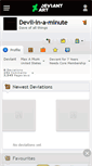 Mobile Screenshot of devil-in-a-minute.deviantart.com