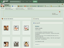 Tablet Screenshot of neilani.deviantart.com