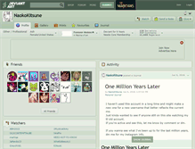 Tablet Screenshot of naokokitsune.deviantart.com