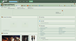 Desktop Screenshot of paperclipplatypus.deviantart.com