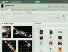 Tablet Screenshot of kimkim-luve.deviantart.com