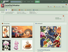Tablet Screenshot of cocoathechihuahua.deviantart.com