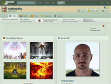 Tablet Screenshot of noahbradley.deviantart.com