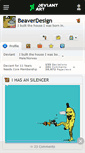 Mobile Screenshot of beaverdesign.deviantart.com