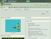 Tablet Screenshot of beaverdesign.deviantart.com