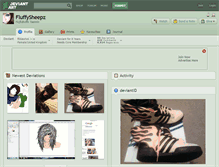 Tablet Screenshot of fluffysheepz.deviantart.com