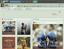 Tablet Screenshot of liadys.deviantart.com