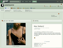 Tablet Screenshot of natashalyonne.deviantart.com
