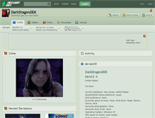 Tablet Screenshot of darkdragondek.deviantart.com