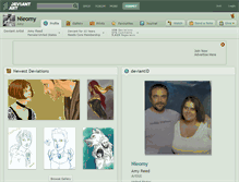 Tablet Screenshot of nieomy.deviantart.com