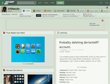 Tablet Screenshot of ichikasuto.deviantart.com