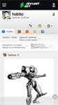 Mobile Screenshot of hobito.deviantart.com