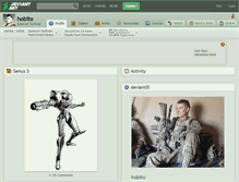 Tablet Screenshot of hobito.deviantart.com
