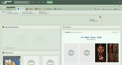 Desktop Screenshot of oscarand.deviantart.com