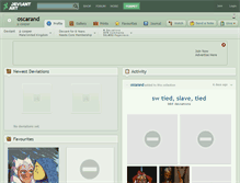 Tablet Screenshot of oscarand.deviantart.com