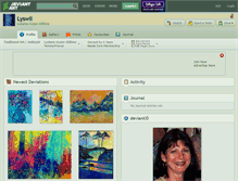 Tablet Screenshot of lyswil.deviantart.com