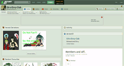 Desktop Screenshot of ed-x-envy-club.deviantart.com