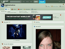 Tablet Screenshot of angelusmusicus.deviantart.com