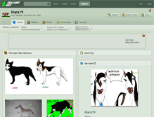 Tablet Screenshot of kiara19.deviantart.com