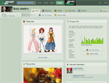 Tablet Screenshot of buzz-jessie.deviantart.com