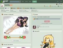 Tablet Screenshot of cannira.deviantart.com