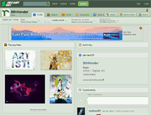 Tablet Screenshot of 8thwonder.deviantart.com
