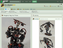 Tablet Screenshot of brewbadum.deviantart.com