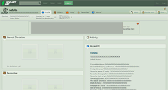Desktop Screenshot of natata.deviantart.com
