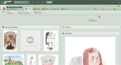 Desktop Screenshot of brandyalexander.deviantart.com