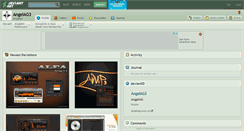 Desktop Screenshot of angelag3.deviantart.com